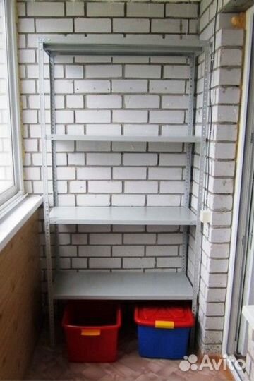 Стеллаж металлический на балкон