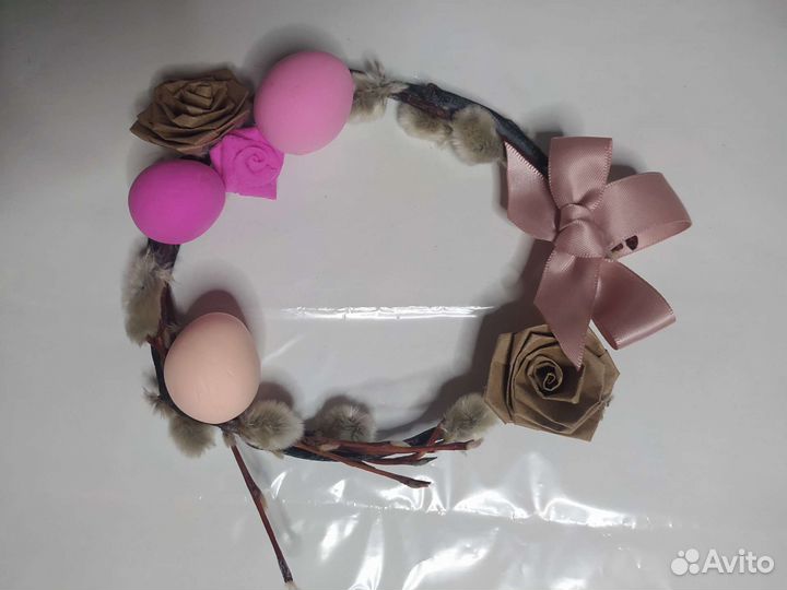 Ручная работа венок и квилинг дерево