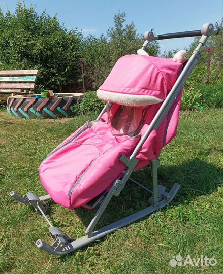 Детские санки коляска