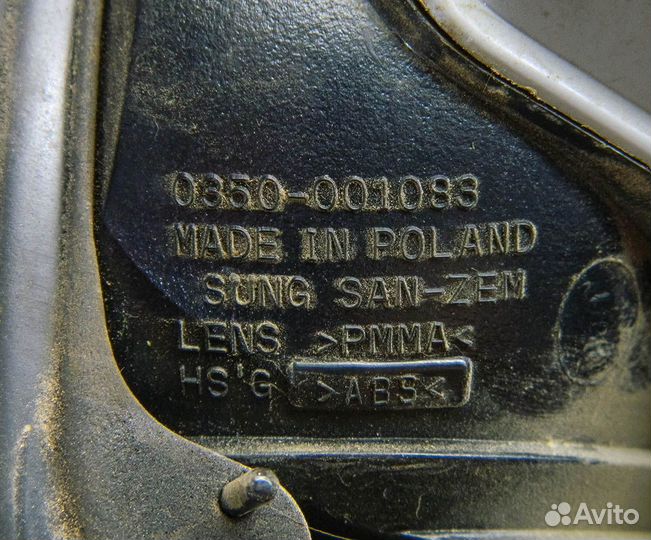 Фонарь багажника левый заз Sens