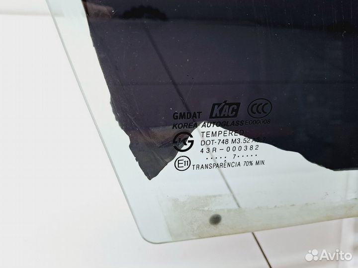 Стекло двери передней правой Chevrolet Lacetti (J