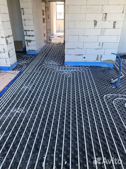 Монтаж системы отопления, котельного оборудования