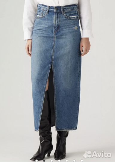 Джинсовая юбка levis
