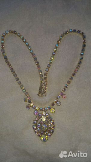 Винтажные украшения из чешского стекла