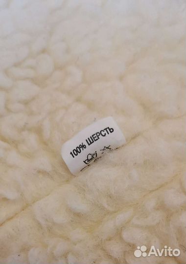 Одеяло для новорожденных шерстяное овчина