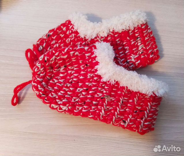 Следки вязаные на 1,5 года