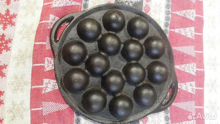 Форма для выпечки чугунная, такоячница