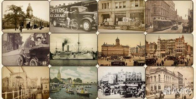 Набор мини-открыток 64 шт в жестяной коробочке