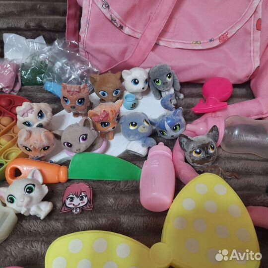 Игрушки пакетом для девочки