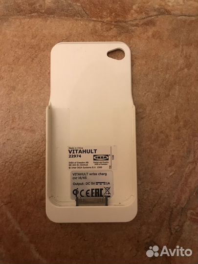 Чехол iPhone 4/4s беспроводная зарядка Икеа