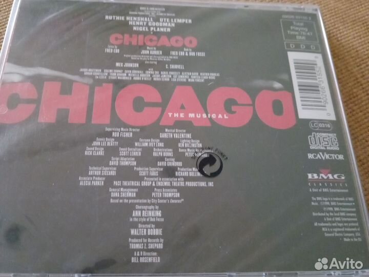 Cd диски Chicago musical, jazz