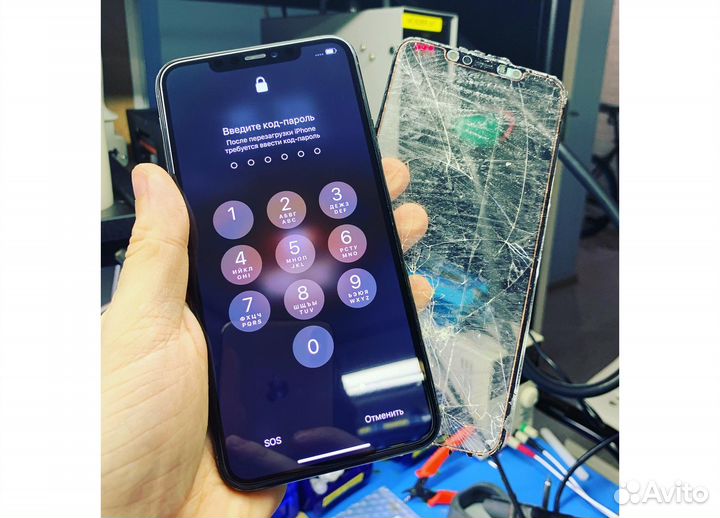 Замена переднего и заднего стекла iPhone X XS 11