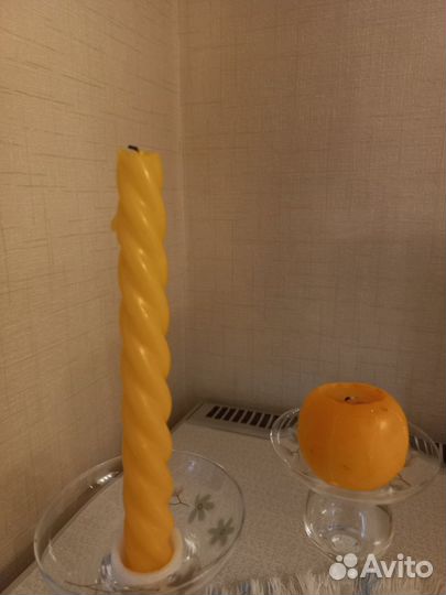 Подсвечники багемия Винтаж (цена за 2 подсвечника