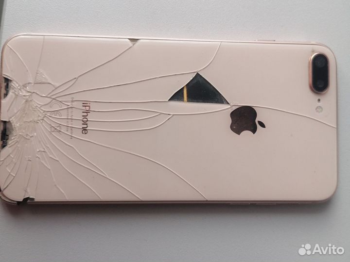 iPhone 8 plus 64gb разбитый