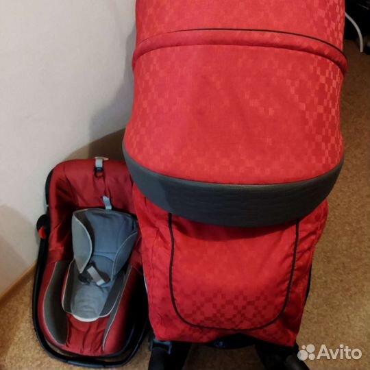 Prampol Польская Коляска 2 в 1 + люлька для авто