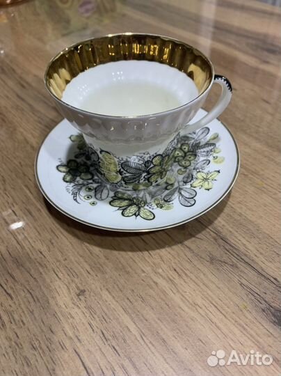 Чайная(кофейная) пара «Русское кружево»