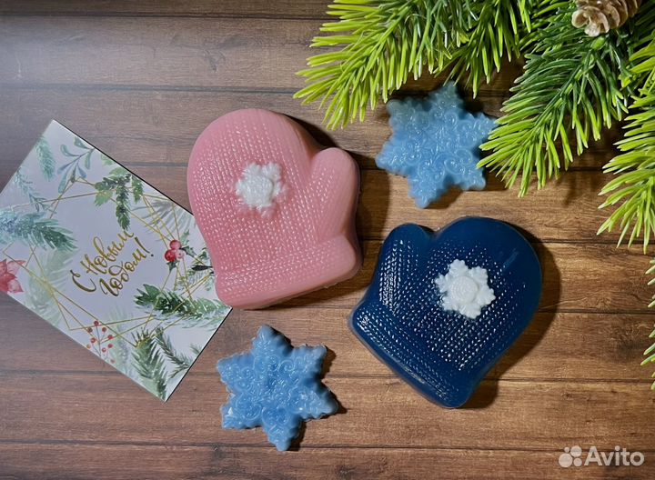 Новогодний набор мыла