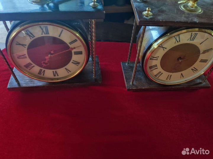 Настольные часы весна с ключом