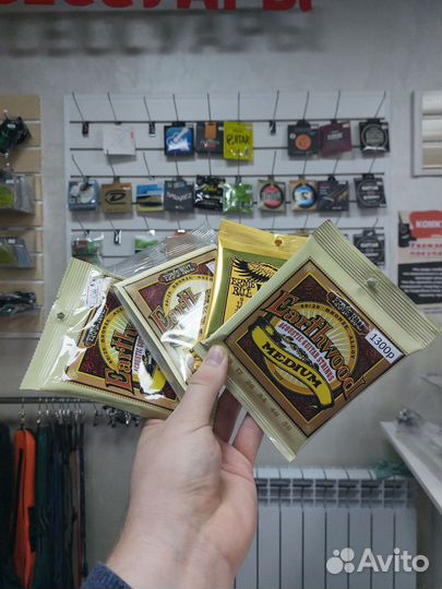 Струны ernie ball для акустики электрогитары 12стр