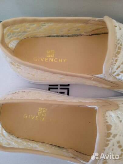 Слипоны лоферы эспадрильи Givenchy 37-38