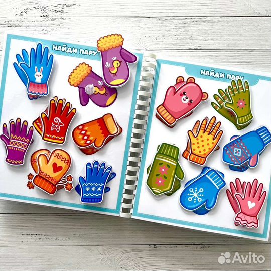 Развивающие игры на липучках