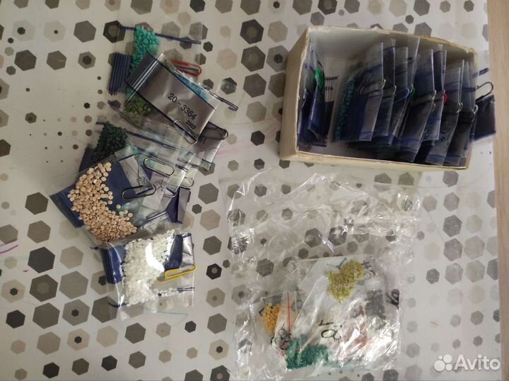 Алмазная мозаика остатки