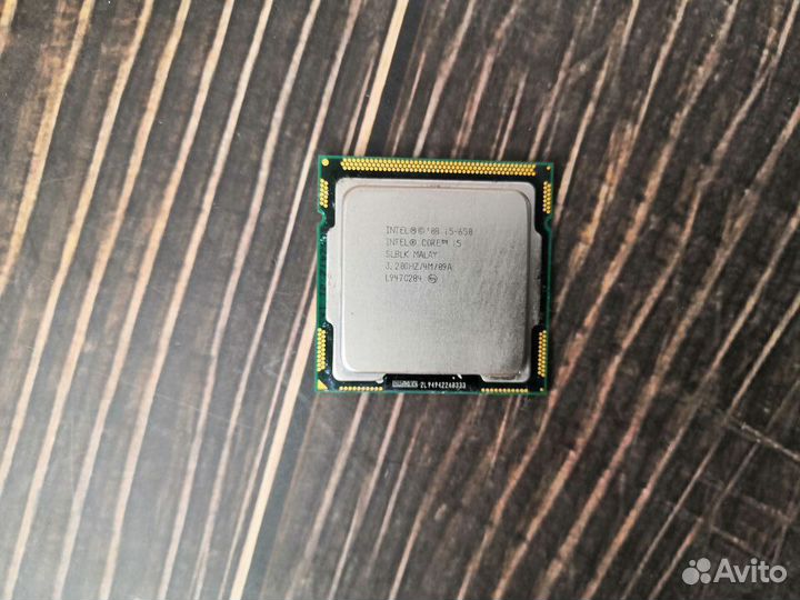 Процессор Intel Core I5-650 2 ядра 4 потока