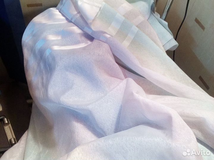 Шторы вуаль радужная 4 м +6,3+осталось кусок