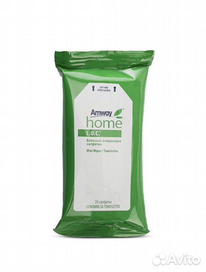Влажные очищающие салфетки loc Амвей