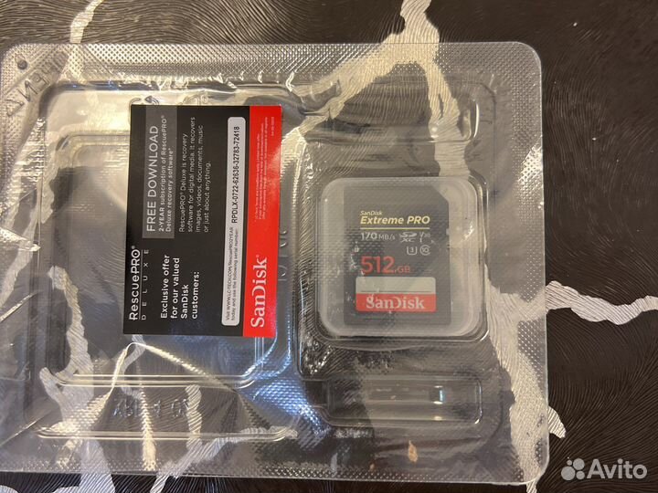 Карта памяти SanDisk sdxc 512 гб