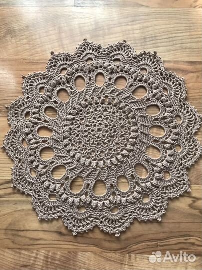 Салфетка вязаная крючком