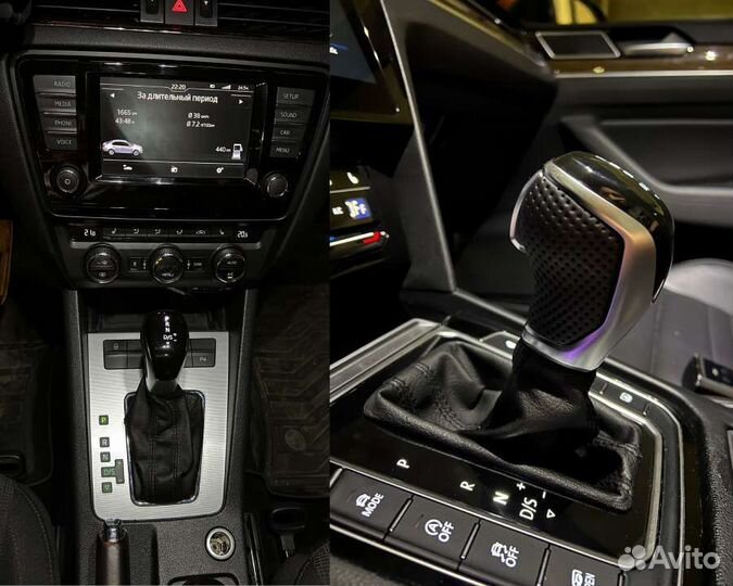 Ручка АКПП с LED подсветкой Volkswagen Skoda