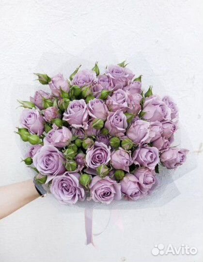 Букет кустовых роз, доставка букетов, цветов