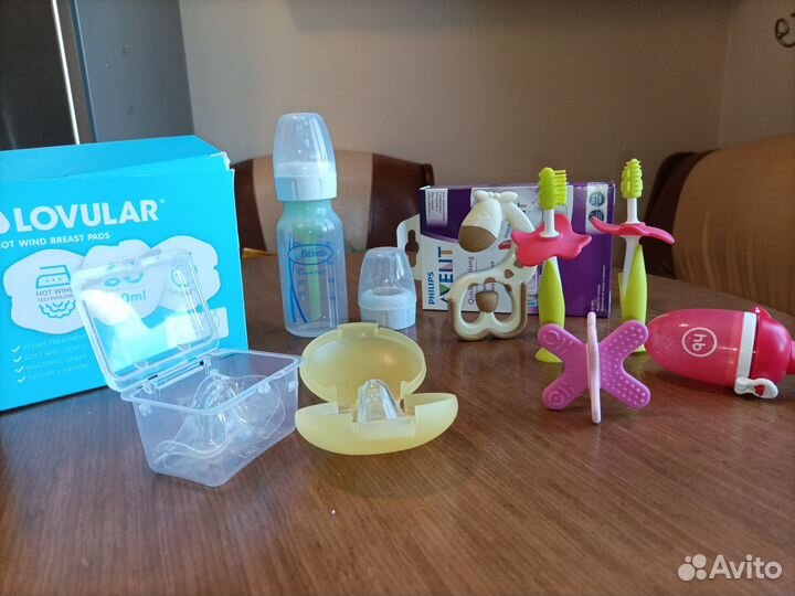 Накладки на грудь medela, бутылочка dr browns