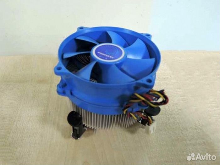 Кулер CPU 775 медный клипсы