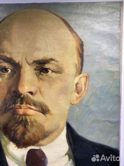 Советская картина Ленин В.И. масло/холст