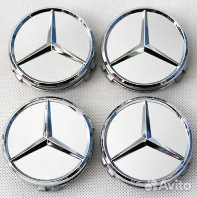 Колпачки Заглушки колесных дисков Mercedes