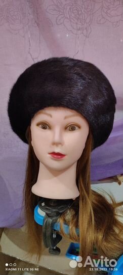 Берет норковый