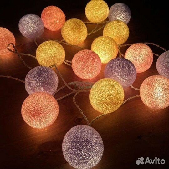 Шарики для гирлянды (новогодние игрушки)