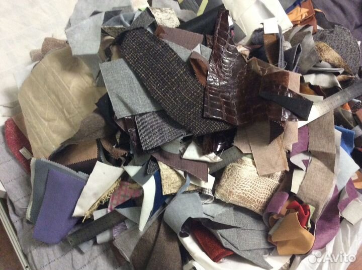 Для кукол кусочки ткани пакетом