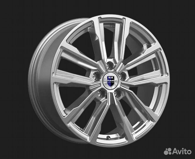 K&K 7,5x17/5x108 ET35 D67,1 Лацио Дарк Платинум