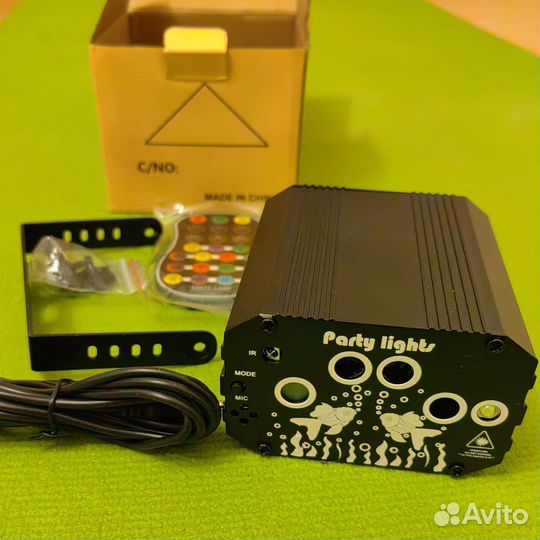 Светомузыка лазерная с аккумулятором