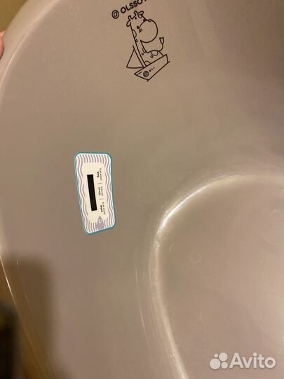 Ванночка для купания с термометром