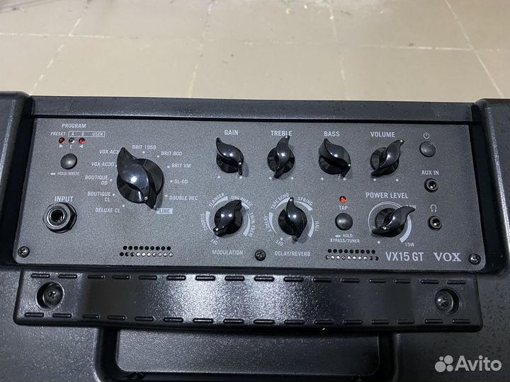 Комбоусилитель vox vx15gt