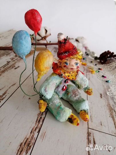 Ёлочные игрушки из ваты