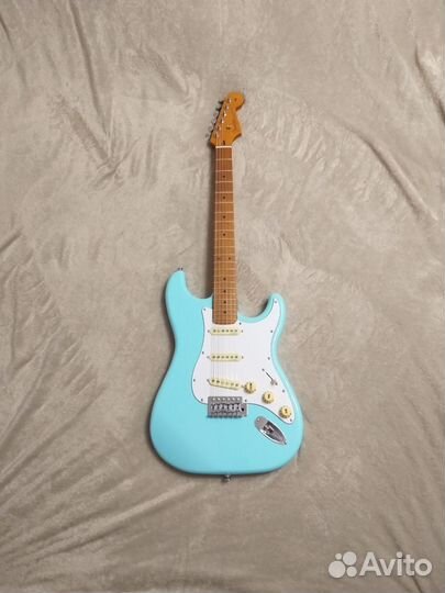 Fender Stratocaster Light Blue SSS (реплика)