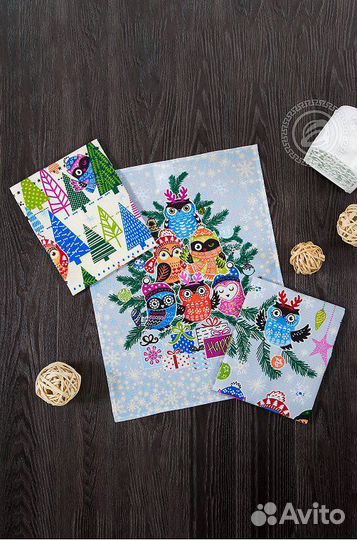 Полотенца кухонные, пляжные. Наборы. Скатерть