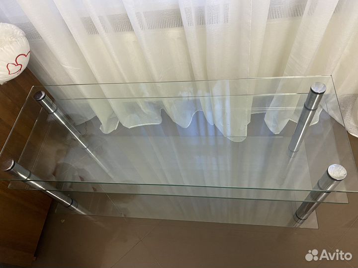 Стеклянная тумба