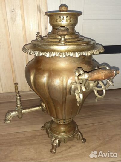 Самовар на углях старинный