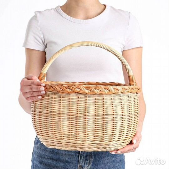 Корзина 'Дачная', 7 л, дно 25х17 см Верх 30х25 см